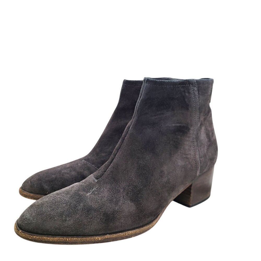 Rag & Bone Wesley Booties Asphlt Grey Suede Eur 8… - image 3